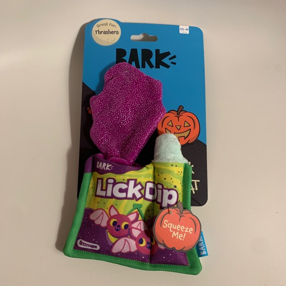 NEW Bark Halloween  Lick Dip toy